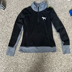 Pink athletic pull over